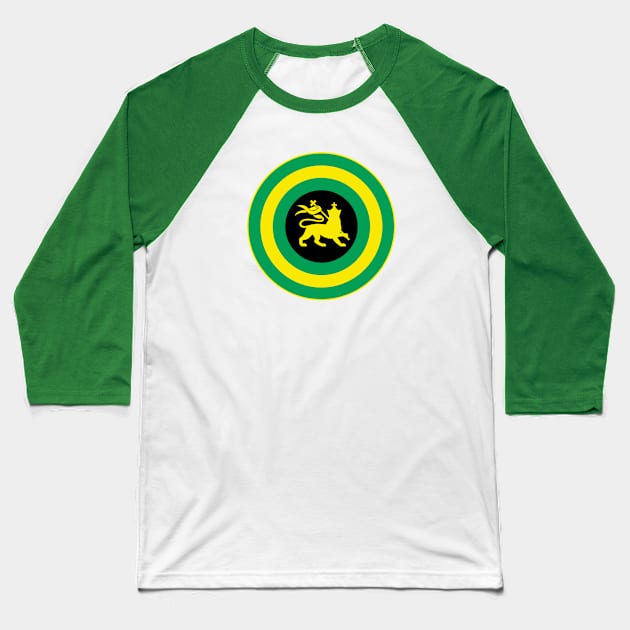 JAMAICAN SHIELD - 2.0 Baseball T-Shirt by LILNAYSHUNZ